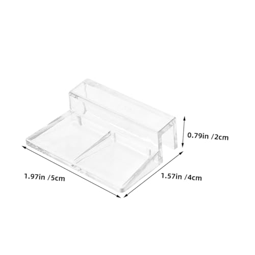 BESTonZON 10pcs Fish Tank Lid Holder Bracket Acrylic Support Clips for Aquarium Cover and Stable Fish Tank Accessories Robust Design for Thickness Aquariums