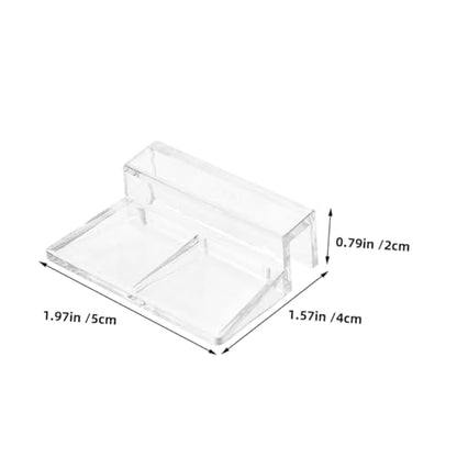 BESTonZON 10pcs Fish Tank Lid Holder Bracket Acrylic Support Clips for Aquarium Cover and Stable Fish Tank Accessories Robust Design for Thickness Aquariums