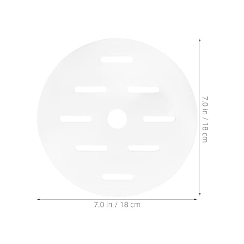 Fish Tank Lid: 18cm/7.1" Round Aquarium Lid Cover with Hole - Transparent Acrylic Tank Protective Cover for Fish Bowl Terrarium - size: 18.00X18.00X0.30CM