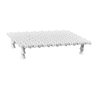 GANAZONO Aquarium Canister Plate 5pcs Fish Tank Bottom Plate PVC Flat Smooth Easy to Install - color: White, size: Size 1