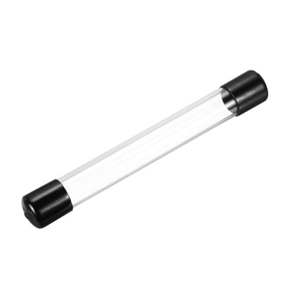 MECCANIXITY Clear Storage Tube 20x24mm Small Plastic Round Tubing with Caps Rigid Bottle Container 200mm/8 Inch for Item Stored - size: 20x24x200mm