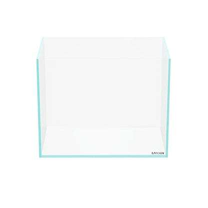 30N Nano Rimless Low-Iron Aquarium, 3.2 Gal, 11.8x7.5x9.4in | 30x19x24cm; shrimp, betta, planted; 5mm glass - size: 3.2Gal W11.8×D7.5×H9.4 in(30x19x24cm)