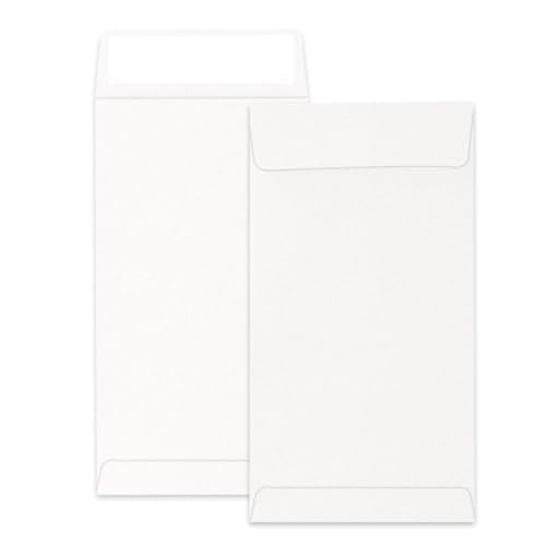 Cash Envelopes 100 packs 3.5x6.5 inches, white envelopes, coin envelopes, seed envelopes, colored envelopes Cash, suitable for budgets, checks, coins, jewelry, small items, Large, xf007 - color: white