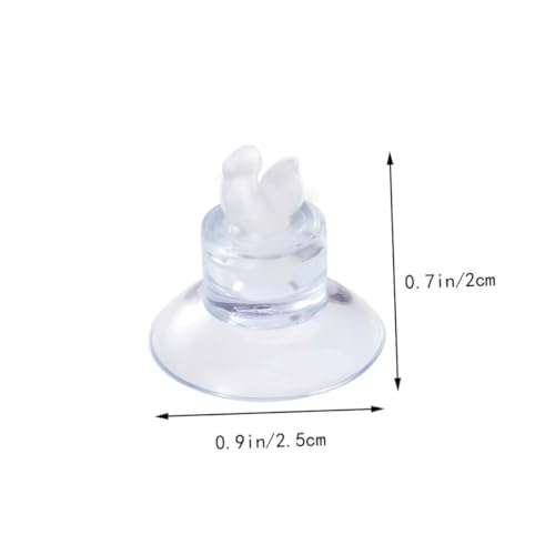 Luxshiny 25pcs Aquarium Suction Cup Clips with Rubber Clamps for Fish Tank Air Pump Airline Tube Holder Fish Tank Hose Organizer Accessories for Aquarium Air Pump