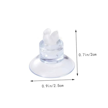 Luxshiny 25pcs Aquarium Suction Cup Clips with Rubber Clamps for Fish Tank Air Pump Airline Tube Holder Fish Tank Hose Organizer Accessories for Aquarium Air Pump