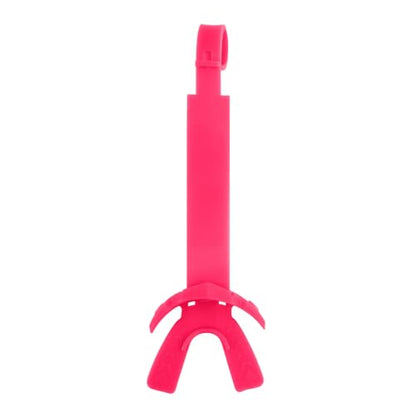 SLEEFS X Football Mouth Guard - Lip/Mouthguard with Helmet Strap - Lip/Teeth Protector Mouthpiece - Moldable - for Youth, Men & Women. Maximum Air Flow. All Sports (Pink) - color: Pink