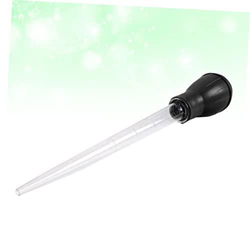 Happyyami Aquarium Manual Clean Pipette 50ml Fish Tank Cleaner Black Waste Removal Tool - color: Black, size: Size 3