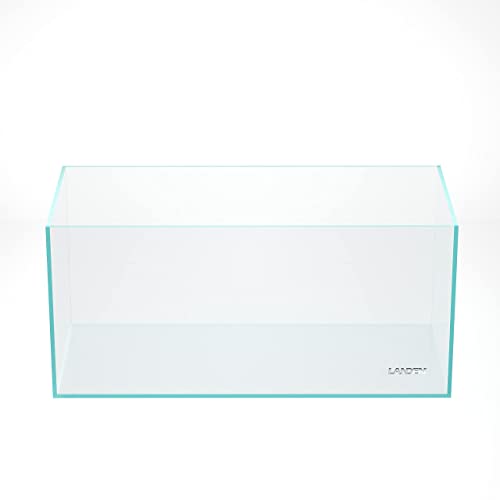100P 50 Gallon Rimless Low Iron Aquarium Tank, W39.4×D17.7×H17.7 in(100x45x45cm) 10mm Thickness with Black Nano Foam Leveling mat Included - size: 50Gal W39.4×D17.7×H17.7 in(100x45x45cm)