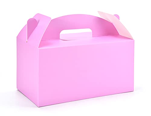 HUAPRINT Treat Gift Boxes, 30 Pack, Pink, 9.45x5x5 IN - color: Pink