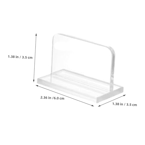 Cabilock 6pcs Clear Acrylic Fish Tank Lid Handles Replacement Grip for Aquarium Covers Heavy-Duty Easy to Install Stable and Practical Design for Fish Tanks