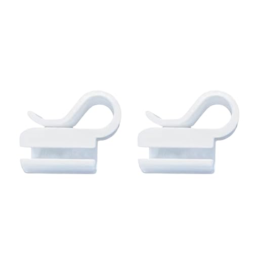 3D Printed Aquarium Hose Holder for 12mm and 16mm Water Changing Tube Fish Tanks Accessory Bucket Clip Aquarium Water Pipe Tube Bracket - color: White
