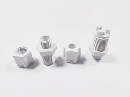 CL220 CLX220EA Chlorinator Check Valve Compression Nut Inlet Fitting Kit | Fits Feeder 1/4" Replace Nut