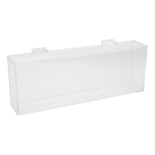 Fish Acclimation Box: Clear Acrylic Breeder Box - 9.84x3.78in - Aquarium Isolation Separator for Isolating Fish Fry/Betta Hatching/Guppy Breeding - size: 25.00X9.60X5.10CM