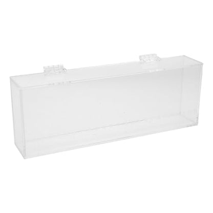 Fish Acclimation Box: Clear Acrylic Breeder Box - 9.84x3.78in - Aquarium Isolation Separator for Isolating Fish Fry/Betta Hatching/Guppy Breeding - size: 25.00X9.60X5.10CM