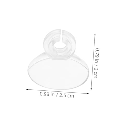 Abaodam 40pcs Fish Tank Cup Clips with Soft Buckle Design for Oxygen Tubing Aquarium Hose Holders Strong for Secure Fixation Aquariums