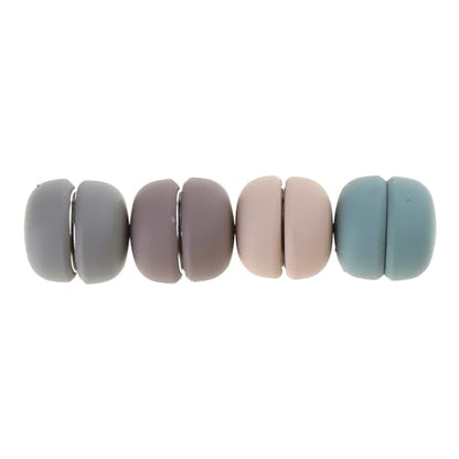 4 Pieces Hijab Magnet Pins for Women Clothing for Scarf Multi-Use Round Clip for Women Scarves No Hole Pins Brooch