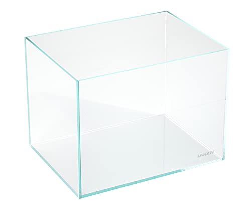 30 Gallon Rimless Low Iron Glass Aquarium Tank, 23.6" L x 17.7" W x 17.7" H, 8mm Ultra Clear Fish Tank with EVA Leveling Mat - size: 30Gal W23.6×D17.7×H17.7 in(60x45x45cm)