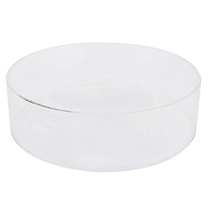 ZJchao 150mm Clear Acrylic Cylinder Magnifier Lens with Slip Base Distortion Aquarium Viewing Macro Photography Tool for Coral Fish Observation - size: 150mm