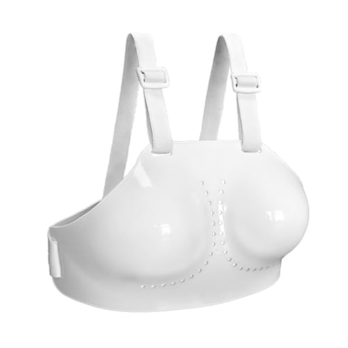 Womens Fencing Sports Chest Guards, Breathable Breast Protectors for, Breastplate with Adjustable Strap Breastplate Guard Protections Guard - size: Small