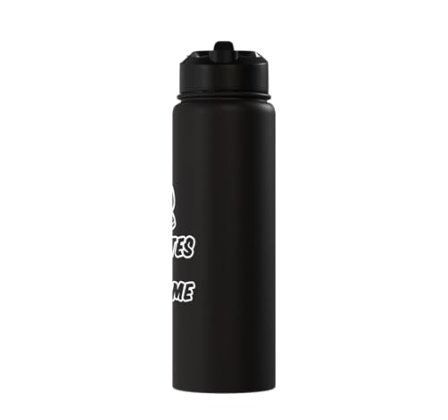 3 Minutes Is A Long Time Boxing Round Timer Training - Stainless Steel Insulated Water Bottle - color: Black