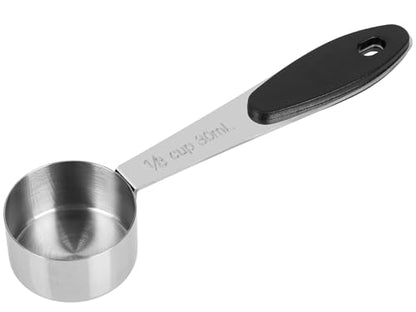 1/8 Cup Magnetic Grips Stainless Steel Measuring Cup -1PCS - size: 1/8 cup