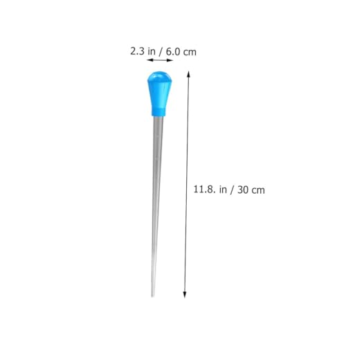 Cabilock 2pcs Plastic Pipettes Graduated Measurement Multi-Purpose Liquid Droppers for Kitchen Baking and Fish Tank Supplies