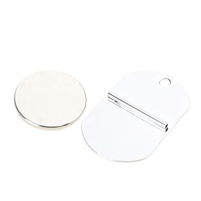 Harm Frees Clothing Magnet Buckle Hijab Shawl Pin Brooch Converter Badge Fastener Tool Fashion Accessories Thin Fabric Magnet - color: White