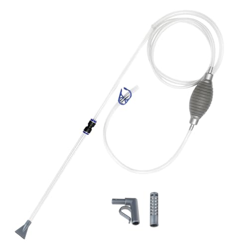 Aquarium Water Change Fish for Siphon Gravels with Long Hose Small Tanks Maintenance Tool