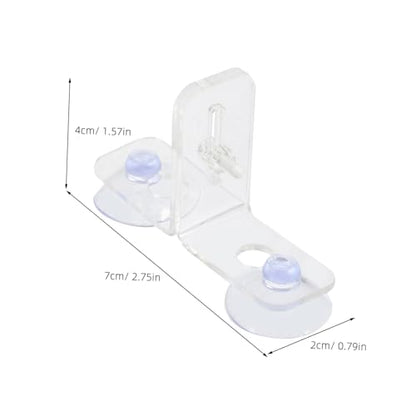 VICASKY 4sets Aquarium Divider Clips Fish Tank Separation Board Cups for Insulation and Breeding