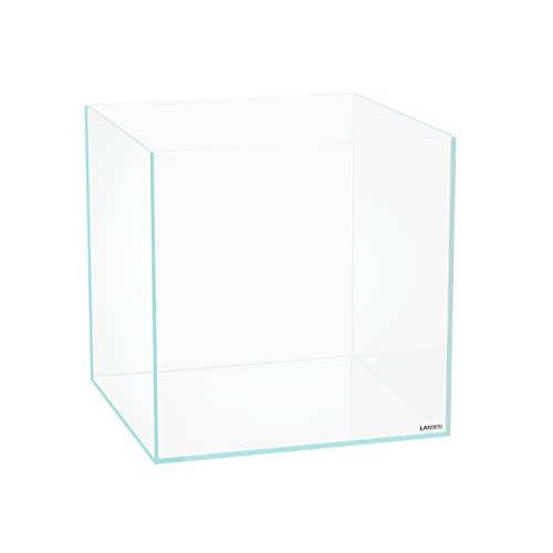 36C Rimless Low-Iron Cube Aquarium, 11.5 Gal, 14.2x14.2x14.2in | 36x36x36cm; planted aquascapes; 5mm glass - size: 11.5Gal W14.2×D14.2×H14.2 in(36x36x36cm)