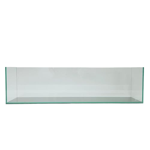 Lifegard Aquatics Bookshelf Aquarium – 11 Gallon Clear Glass Fish Tank with 5mm Thick Glass – for Freshwater/Marine, Leak-Proof, Home/Office Decor - size: 11 Gallons