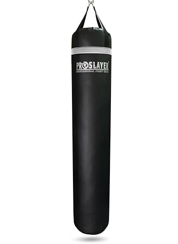 6ft Tall 150lb Muay Thai Kickboxing Boxing MMA Heavy Bag UNFILLED - Made in USA - color: Black/White