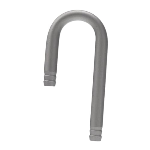 Aquarium U Shape Tube Connector for CO2 Systems and Air Pumps, Stainless Steel, 4mm ID Tubing, 1.97inch Length