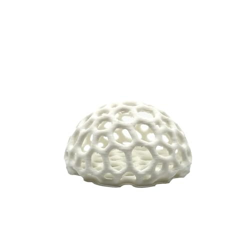 Shrimp Dome Hide, Aquarium Cave for Cherry Shrimp, White | Dome-shaped aquarium hide creates a sheltered cave and hiding spot for cherry, dwarf and baby shrimp in freshwater tanks - color: White