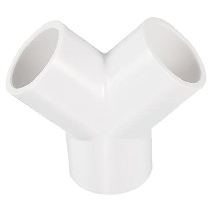 PATIKIL 20mm PVC Pipe Fittings, 1 Pack 3 Way Y Shape Water Tubing Joint Connectors Adapters Union for Garden Irrigation Home Aquarium - size: 20mm