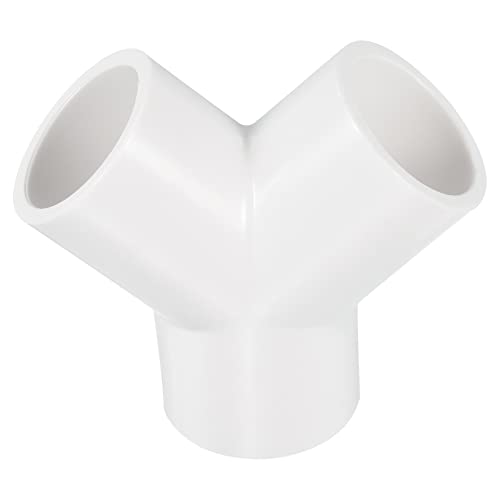 PATIKIL 20mm PVC Pipe Fittings, 1 Pack 3 Way Y Shape Water Tubing Joint Connectors Adapters Union for Garden Irrigation Home Aquarium - size: 20mm