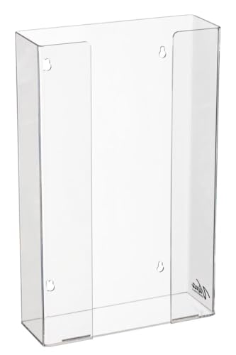 AdirMed VivaEssentials Triple Glove Box Holder, Wall Mount or Free Standing Clear Acrylic Glove Holder - color: Clear, style: 3 Box Capacity
