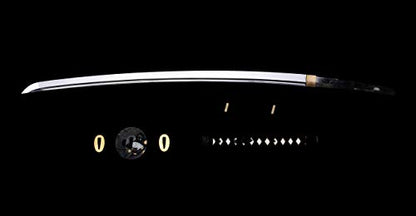 siwode Katana Handmade Full Tang Sharp, Alloy Tsuba Japanese Samurai Sword High Carbon Steel 1060,T10 1095, 40-Inch - color: fan