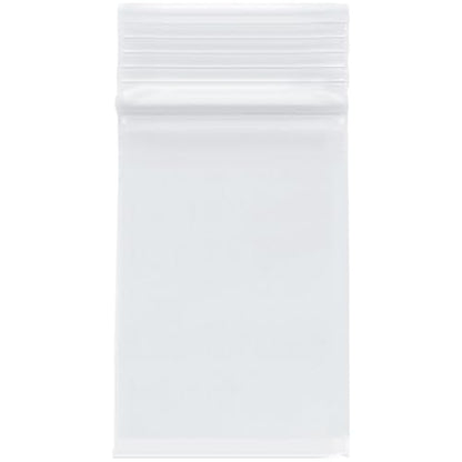 Plymor 2 x 3 inch, 4 Mil Zipper Reclosable Bags (Pack of 200) | Heavy-duty plastic for jewelry, beads, rings, earrings, pills, vitamins, spices, coins, screws & small parts - size: 2" x 3" (200 Count)