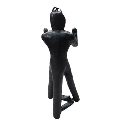 Qianly Grappling Dummy Punching Dummy Unfilled Multipurpose Adults Practical Training Equipment Punching Bag for Karate, 170cm