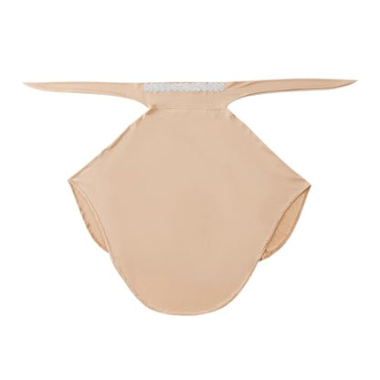 Women Elegant Long Scarf Muslim Islamic Ramadan Eid Hijab Prayer Scarf Silk Jersey Turban Headwrap Lightweight Shawl - color: Khaki