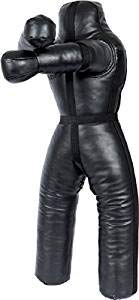 Jiu Jitsu Judo Punching Bag Grappling Dummy Standing Position Wrestling Throwing BJJ Dummy Jiu Jitsu Punching Bag Black -Unfilled - size: 48 inches (4 ft)