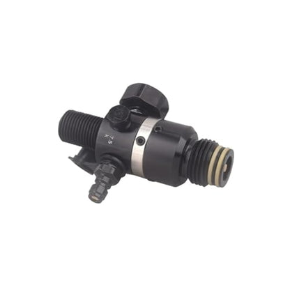1pc Gas Cylinder Refill Rotatable Pressure Regulator Air Tank Soft Connector Adapter Valve for CO2 Diving Aquarium Accesories(Output 450psi 18UNF) - size: Output 450psi 18UNF