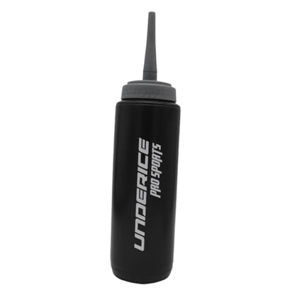 Colaxi Sports Squeeze Water Bottle Portable Large Capacity Long Nozzle Drinking Bottle for Boxing Workout Soccer Outdoor Activities, Black