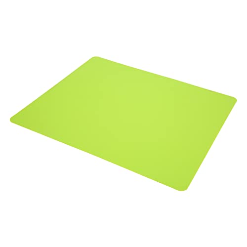 Silicone Craft Mat for Clay, Jewelry Making & Baking – Washable, Flexible, Non-Slip Desk Saver Pad, 10.98 x 9.41 in, Green (Compatible with, and DIY Kitchen Tools) - color: Green
