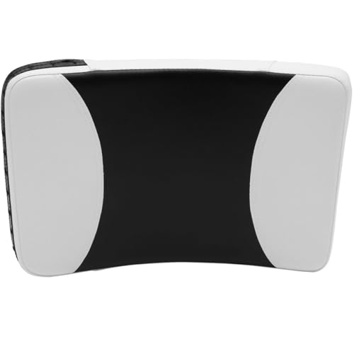 UPKOCH Taekwondo Kick Pad and Kick Shield, Compact Black and White Curved Handheld Kicking Target, Boxing Trainer and Martial Arts Training Equipment for Youth and Adults
