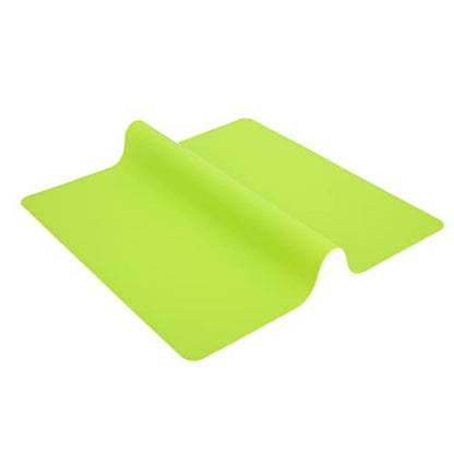Dioche Versatile Silicone Craft Mat - Heat, NonSlip, Washable Silicone Sheet for DIY Projects, Resin Crafts, and Kitchen Use in Vibrant Pink - Large, Flexible Silicon Mat (Green) - color: Green