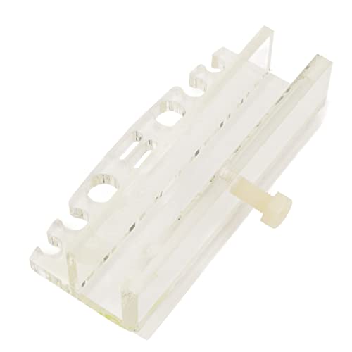 Aquarium Tool Holder Wall Mounted | Acrylic Fish Tank Organizer for Water Plant Tweezers/Scissors | Space - Saving Storage Rack with 20mm Thickness Compatibility