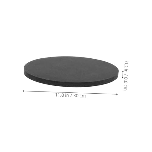 Aquarium Self Leveling Mat Round Non Slip Fish Tank Cushion Pad Heavy Duty Shock Absorbing Under Pad for Enhanced Stability and Protection