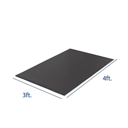 Xterra Floor Mat — Heavy Duty, Thick 6mm PVC, Nonslip, Textured Fitness Equipment Floor Protector for Treadmill or Bike